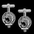 Walker Clan Badge Sterling Silver Clan Crest Cufflinks