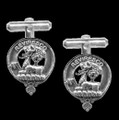 Maxwell Clan Badge Sterling Silver Clan Crest Cufflinks