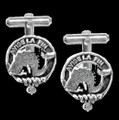 Kennedy Clan Badge Sterling Silver Clan Crest Cufflinks