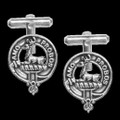 Blair Clan Badge Sterling Silver Clan Crest Cufflinks