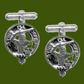 MacFarlane Clan Badge Stylish Pewter Clan Crest Cufflinks