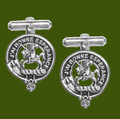Craig Clan Badge Stylish Pewter Clan Crest Cufflinks