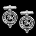 Craig Clan Badge Sterling Silver Clan Crest Cufflinks