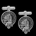 Forrester Clan Badge Sterling Silver Clan Crest Cufflinks