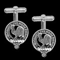 Sinclair Clan Badge Sterling Silver Clan Crest Cufflinks