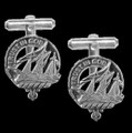 Harkness Clan Badge Sterling Silver Clan Crest Cufflinks