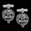 Jardine Clan Badge Sterling Silver Clan Crest Cufflinks