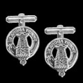 MacCallum Clan Badge Sterling Silver Clan Crest Cufflinks