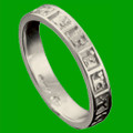 Balta Celtic Design Animal Ladies Platinum Band Ring Sizes R-Z