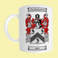 Bray Coat of Arms Surname Double Sided Ceramic Mugs Set of 2