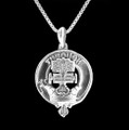Hamilton Clan Badge Sterling Silver Clan Crest Small Pendant