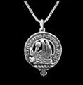 MacKinnon Clan Badge Sterling Silver Clan Crest Small Pendant