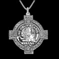 Campbell Of Argyll Clan Badge Celtic Cross Sterling Silver Clan Crest Pendant