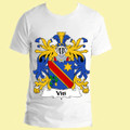Viti Italian Coat of Arms Surname Adult Unisex Cotton T-Shirt