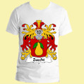 Zucchi Italian Coat of Arms Surname Adult Unisex Cotton T-Shirt
