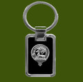 Maxwell Clan Badge Stainless Steel Pewter Clan Crest Keyring