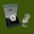Adare Manor Ireland Themed Pewter Boxed Compass With Belt Clip