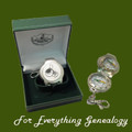 Golf Ball And Wedge Themed Pewter Boxed Compass With Belt Clip