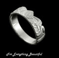 Three Nornes Norse Mythology Ladies Sterling Silver Ring Sizes A-Q