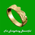 Three Nornes Norse Mythology Ladies 9K Yellow Gold Ring Sizes A-Q