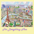 Paris City France Location Themed Maestro Wooden Jigsaw Puzzle 300 Pieces