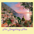 Positano Italy Location Themed Maxi Wooden Jigsaw Puzzle 250 Pieces