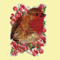 Round Red Robin Bird Themed Maxi Wooden Jigsaw Puzzle 250 Pieces