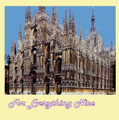 Milan Cathedral Italy Location Themed Mega Wooden Jigsaw Puzzle 500 Pieces