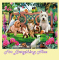 Pets In The Park Animal Themed Mega Wooden Jigsaw Puzzle 500 Pieces