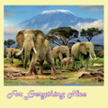 Kilimanjaro Morning Animal Themed Millenium Wooden Jigsaw Puzzle 1000 Pieces