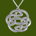Celtic Lughs Knotwork Design Large Stylish Pewter Pendant