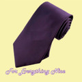 Eggplant Purple Formal Groomsmen Groom Wedding Straight Mens Neck Tie