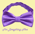 Dark Lavender Purple Formal Groomsmen Groom Wedding Mens Neck Bow Tie
