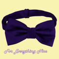 Dark Purple Formal Groomsmen Groom Wedding Mens Neck Bow Tie