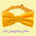 Marigold Yellow Formal Groomsmen Groom Wedding Mens Neck Bow Tie