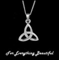 Celtic Trinity Knot Small Sterling Silver Pendant