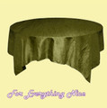 Willow Green Taffeta Crinkle Table Overlay Decorations 72 inches x 5