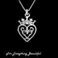 Queen Mary Design Luckenbooth Medium Sterling Silver Pendant