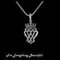 Queen Mary Design Luckenbooth Tiny Sterling Silver Pendant