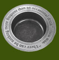 An Occasional Drink Philosophers Quote Stylish Pewter Wine Bottle Coaster