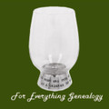 Drinker Of Water Philosophers Quote Stylish Pewter Accent Wine Glass