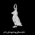Puffin Bird Design Small Sterling Silver Charm