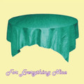 Turquoise Taffeta Crinkle Table Overlay Decorations 72 inches x 5