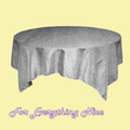 Silver Taffeta Crinkle Table Overlay Decorations 72 inches x 10 For Hire