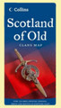 Scotland Of Old Clan Map of Scotland Collins Folded Map Guide