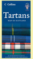 Tartans Map of Scotland Collins Folded Map Guide