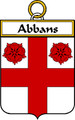Abbans French Coat of Arms Large Print Abbans French Family Crest