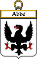 Abbe French Coat of Arms Large Print Abbe French Family Crest