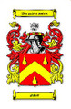 Abbott Coat of Arms Surname Print Abbott Family Crest Print