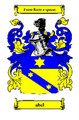 Abel Coat of Arms Surname Large Print Abel Family Crest